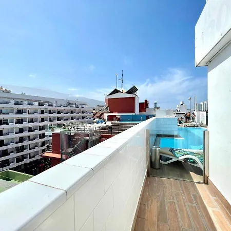 Studio Tr With Wifi, Balcony Y Spectacular View In Puerto De La Cruz *