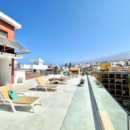 Studio Tr With Wifi, Balcony Y Spectacular View In Puerto De La Cruz